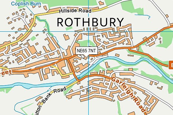 NE65 7NT map - OS VectorMap District (Ordnance Survey)