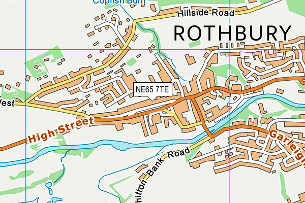 Map of CONWAY HOUSE (ROTHBURY) MANAGEMENT LIMITED at district scale