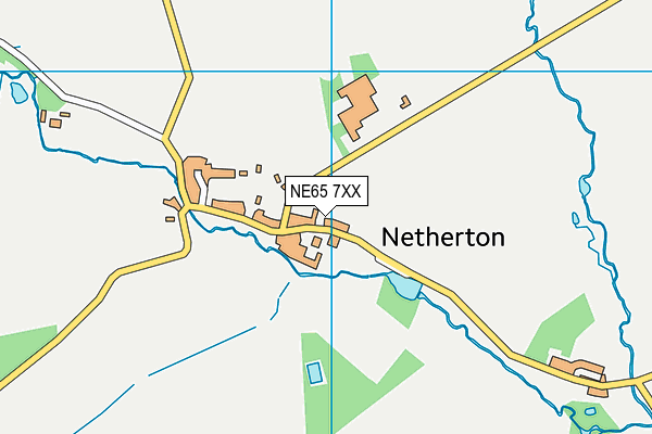 NE65 7XX map - OS VectorMap District (Ordnance Survey)