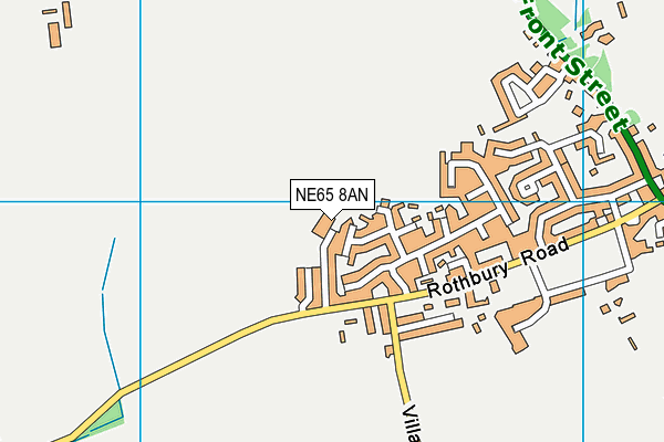 NE65 8AN map - OS VectorMap District (Ordnance Survey)