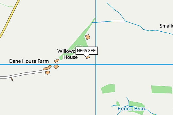 NE65 8EE map - OS VectorMap District (Ordnance Survey)