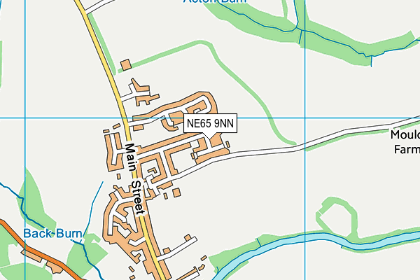 NE65 9NN map - OS VectorMap District (Ordnance Survey)