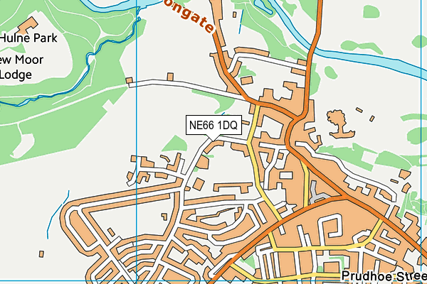 Barndale House School map (NE66 1DQ) - OS VectorMap District (Ordnance Survey)