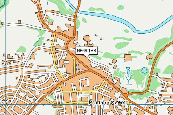 NE66 1HB map - OS VectorMap District (Ordnance Survey)