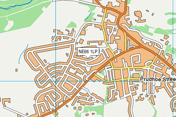 NE66 1LP map - OS VectorMap District (Ordnance Survey)