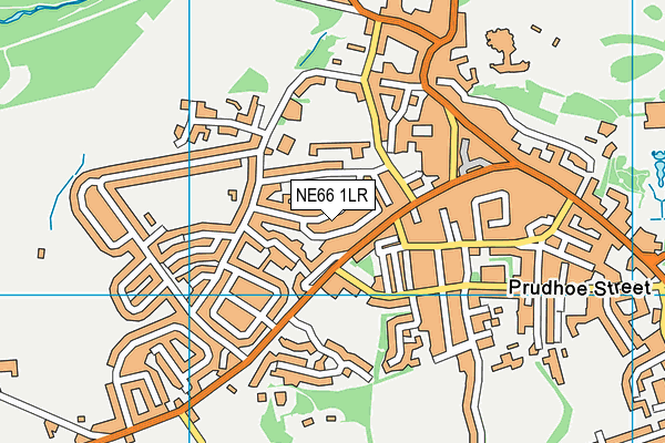 NE66 1LR map - OS VectorMap District (Ordnance Survey)