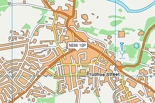 NE66 1SP map - OS VectorMap District (Ordnance Survey)