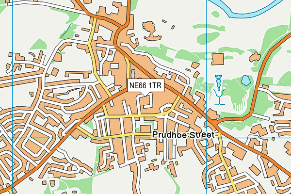 NE66 1TR map - OS VectorMap District (Ordnance Survey)