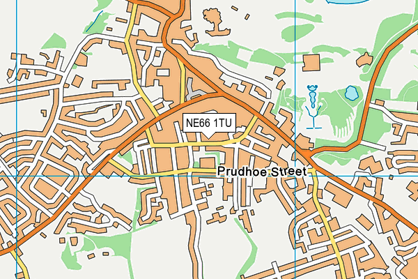 NE66 1TU map - OS VectorMap District (Ordnance Survey)