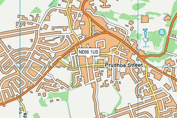 NE66 1US map - OS VectorMap District (Ordnance Survey)