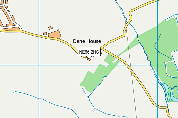 NE66 2HS map - OS VectorMap District (Ordnance Survey)