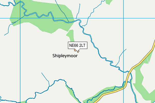 NE66 2LT map - OS VectorMap District (Ordnance Survey)