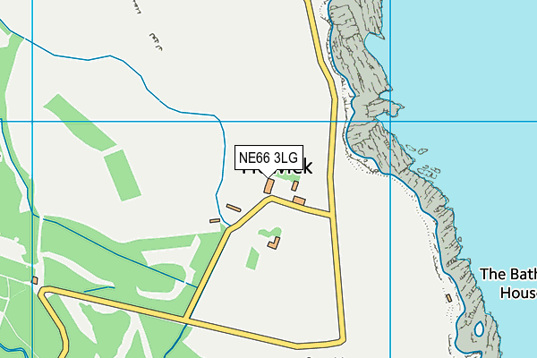 NE66 3LG map - OS VectorMap District (Ordnance Survey)