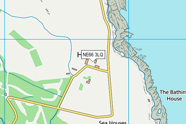 NE66 3LQ map - OS VectorMap District (Ordnance Survey)