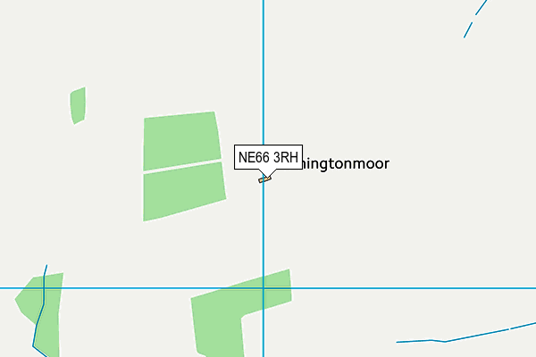 NE66 3RH map - OS VectorMap District (Ordnance Survey)