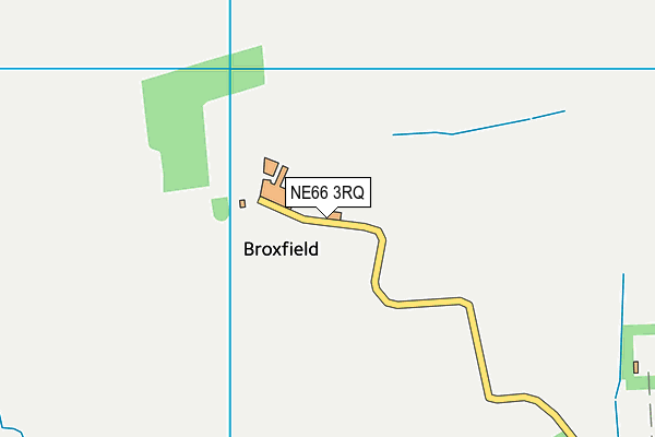 NE66 3RQ map - OS VectorMap District (Ordnance Survey)