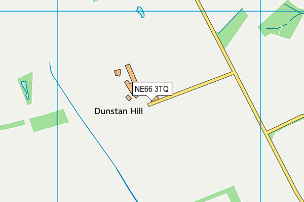 NE66 3TQ map - OS VectorMap District (Ordnance Survey)
