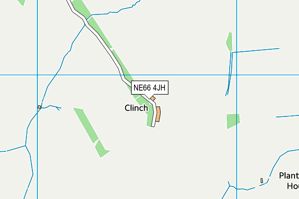 NE66 4JH map - OS VectorMap District (Ordnance Survey)