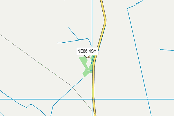 NE66 4SY map - OS VectorMap District (Ordnance Survey)