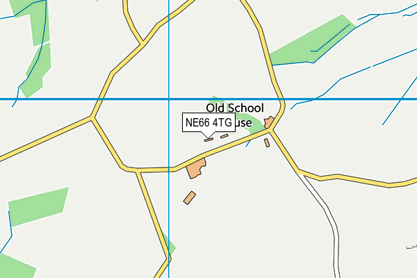 NE66 4TG map - OS VectorMap District (Ordnance Survey)