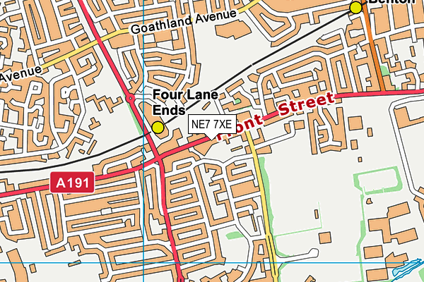 Map of YORK STAFF SERVICES LTD at district scale