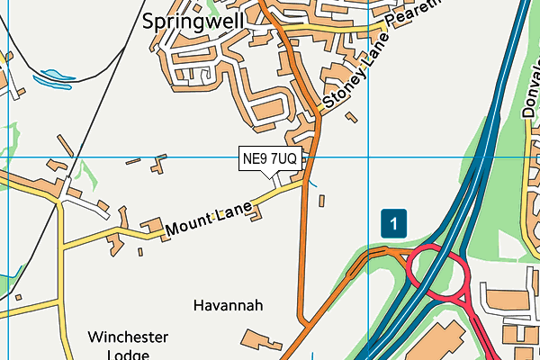 Map of SPRINGWELL ROOFING LIMITED at district scale