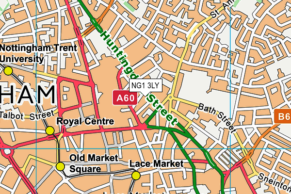 Map of ROTHWELL KITCHENS LTD at district scale