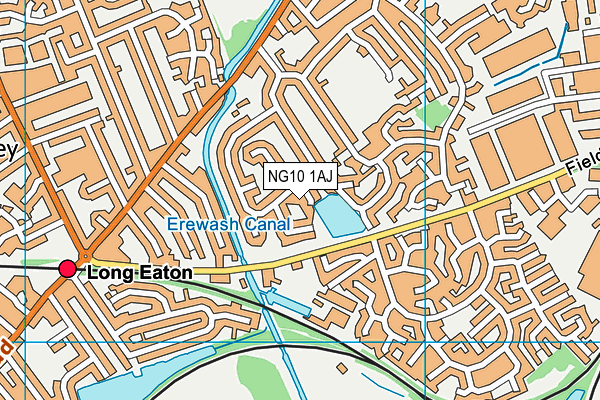 NG10 1AJ map - OS VectorMap District (Ordnance Survey)