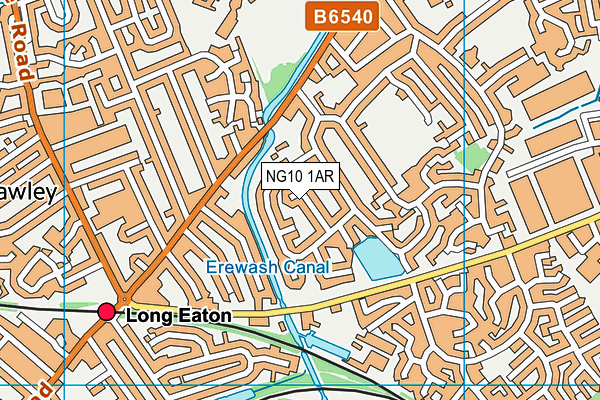 NG10 1AR map - OS VectorMap District (Ordnance Survey)