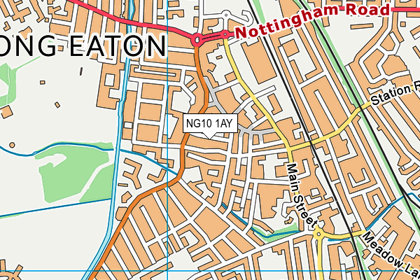 NG10 1AY map - OS VectorMap District (Ordnance Survey)