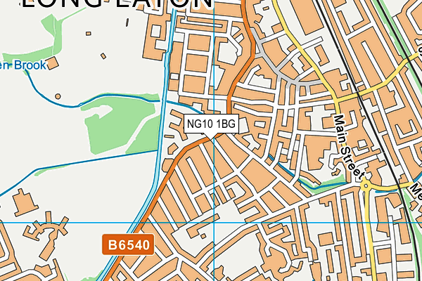 NG10 1BG map - OS VectorMap District (Ordnance Survey)