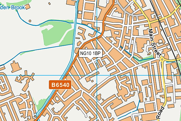 NG10 1BP map - OS VectorMap District (Ordnance Survey)