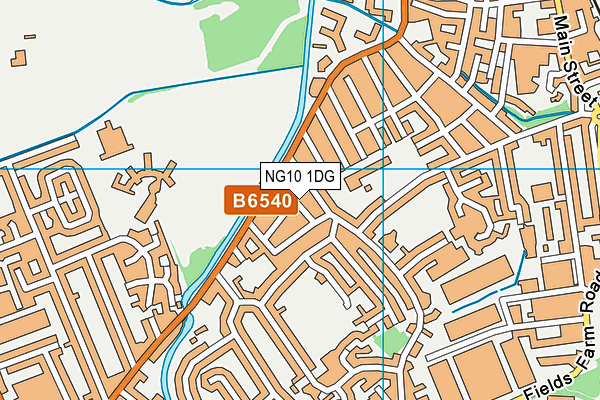 NG10 1DG map - OS VectorMap District (Ordnance Survey)