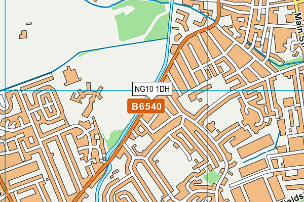 NG10 1DH map - OS VectorMap District (Ordnance Survey)