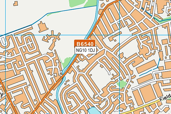 NG10 1DJ map - OS VectorMap District (Ordnance Survey)