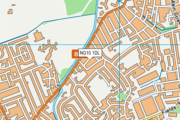 NG10 1DL map - OS VectorMap District (Ordnance Survey)