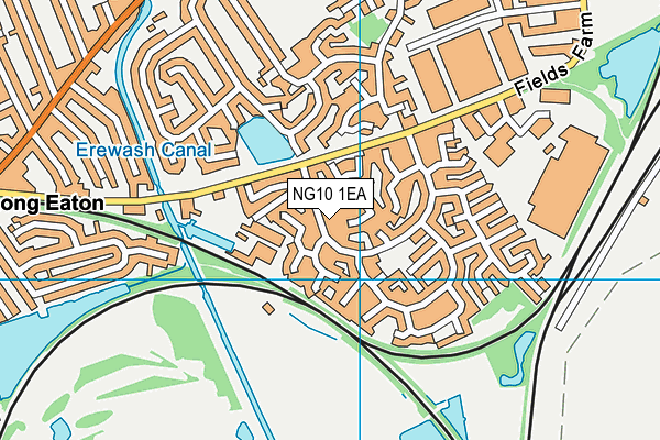 NG10 1EA map - OS VectorMap District (Ordnance Survey)