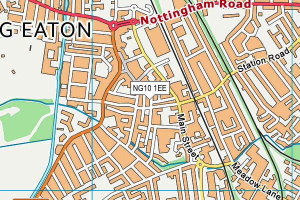 NG10 1EE map - OS VectorMap District (Ordnance Survey)