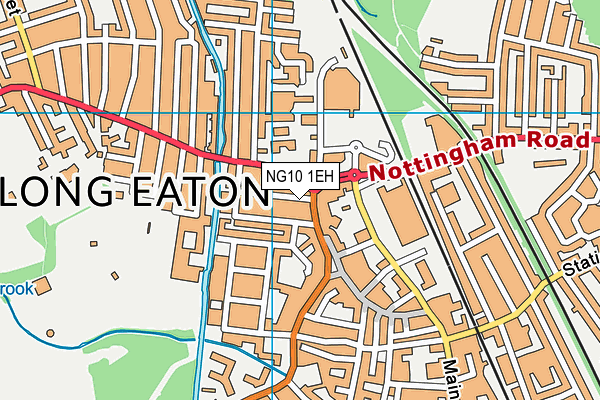 NG10 1EH map - OS VectorMap District (Ordnance Survey)