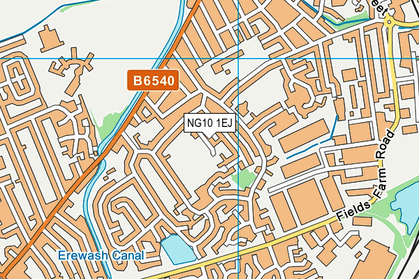 NG10 1EJ map - OS VectorMap District (Ordnance Survey)