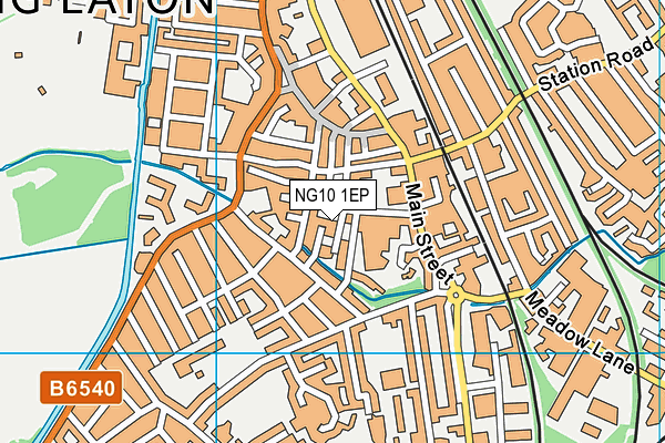 NG10 1EP map - OS VectorMap District (Ordnance Survey)