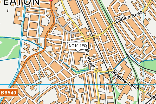 NG10 1EQ map - OS VectorMap District (Ordnance Survey)