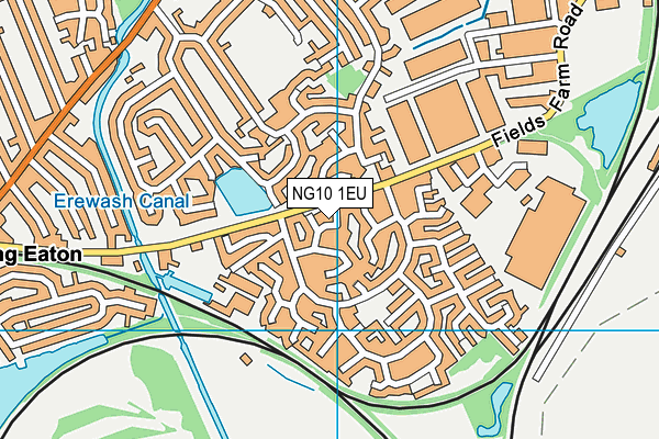 NG10 1EU map - OS VectorMap District (Ordnance Survey)
