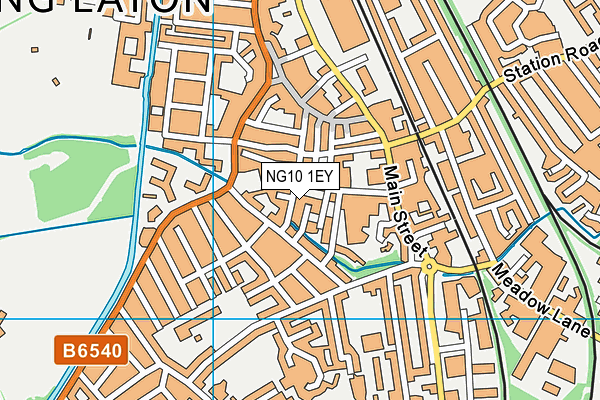 NG10 1EY map - OS VectorMap District (Ordnance Survey)