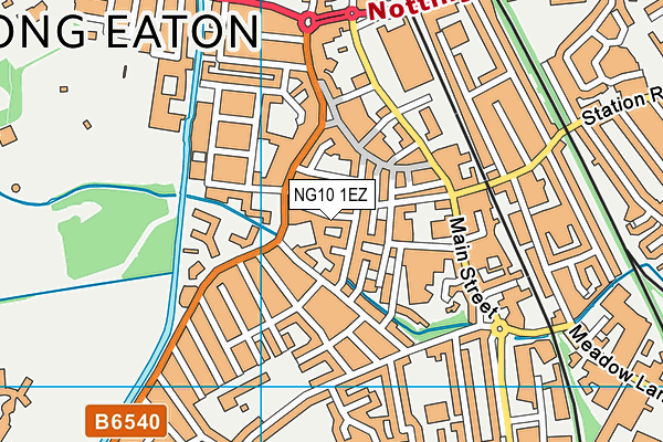 NG10 1EZ map - OS VectorMap District (Ordnance Survey)