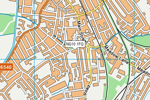 NG10 1FQ map - OS VectorMap District (Ordnance Survey)