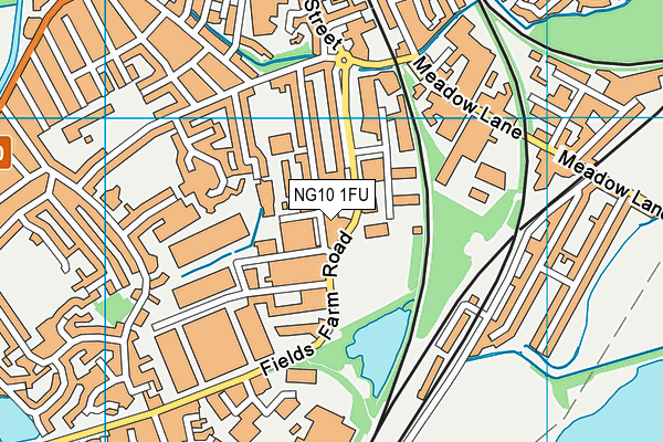 NG10 1FU map - OS VectorMap District (Ordnance Survey)