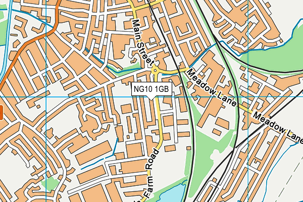 NG10 1GB map - OS VectorMap District (Ordnance Survey)