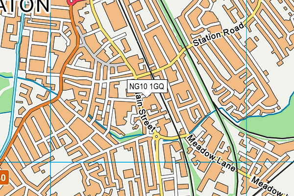NG10 1GQ map - OS VectorMap District (Ordnance Survey)