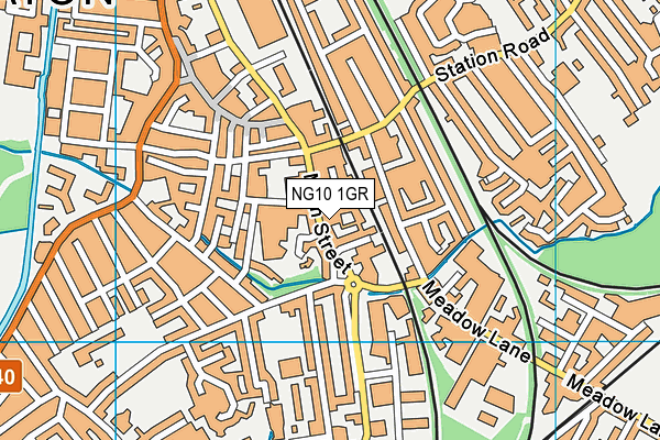 NG10 1GR map - OS VectorMap District (Ordnance Survey)